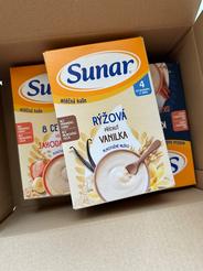 Sunar mliečna ryžová kaša vanilková