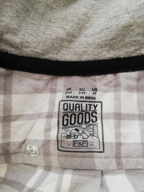 Košieľka s kapucňou, f&f,104