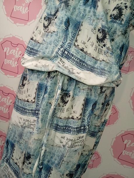Elastické vzorované šaty s viazaním od m-xl, l