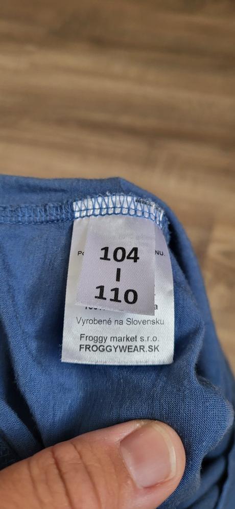 Merino tričko froggywear 104/110, 110