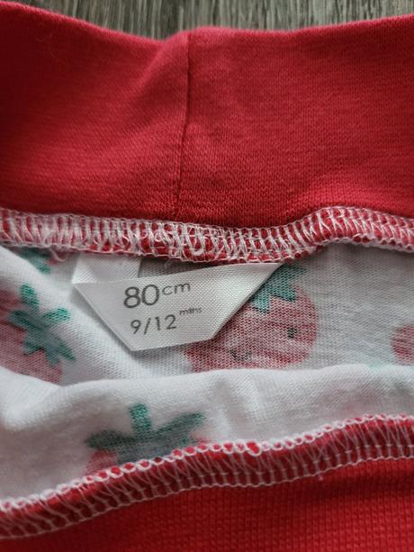 2x bavlnené dupačkové nohavice - veľkosť 68 a 80, 68