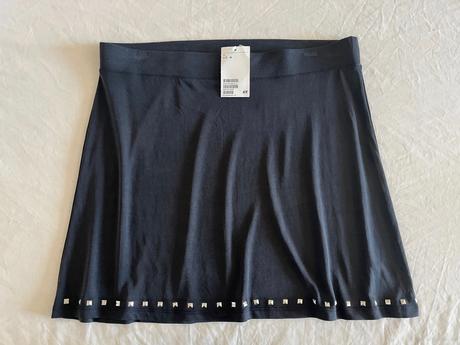 H&m vybíjaná modal sukňa vel.m, h&m,m