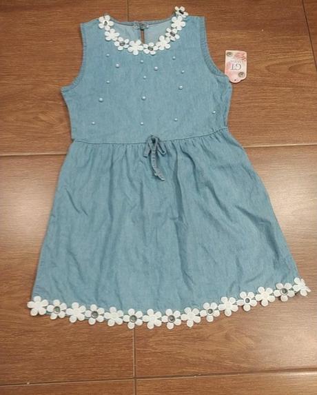 Riflové šaty, 128 / 134