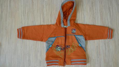 Oranzova mikina,frog,74/80, frog,80