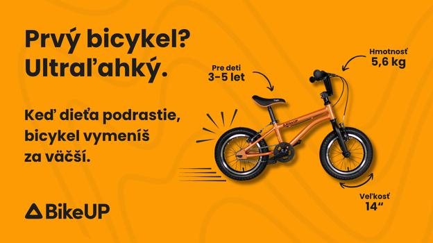 BikeUP: Predplatné ultraľahkých detských bicyklov a odrážadiel BikeUP: Predplatné ultraľahkých detských bicyklov a odrážadiel