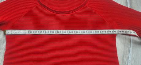 Červený crop top, promod,s