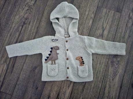 Svetrík na gombíky s dinosaurami next 80, next,80