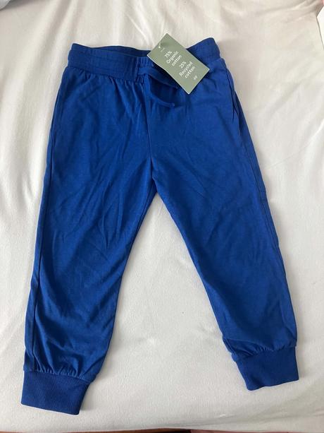 Tepláky tenké h&m 104 modré, h&m,104