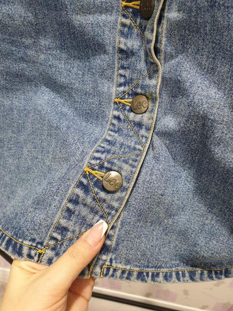 Vintage riflová sukňa lee, lee,s