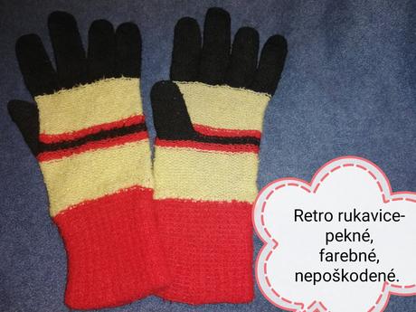 Farebné rukavice, xl