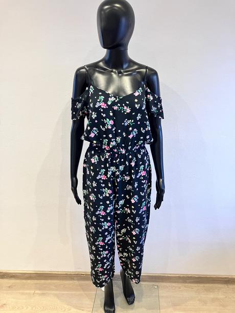 Dámsky letný overal kvetovaný (l), l