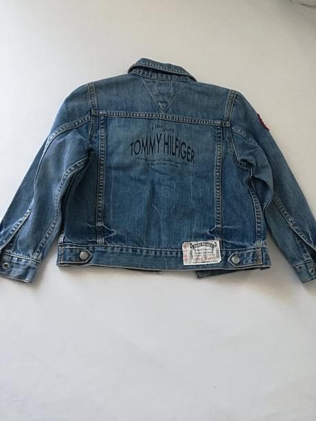Tommy hilfiger riflova bunda, vel. 110, super stav, tommy hilfiger,110