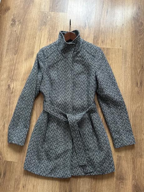 5x oblečený kabát s prímesou vlny, orsay,s