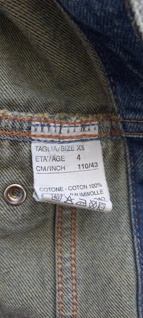 Riflová bunda, benetton,110