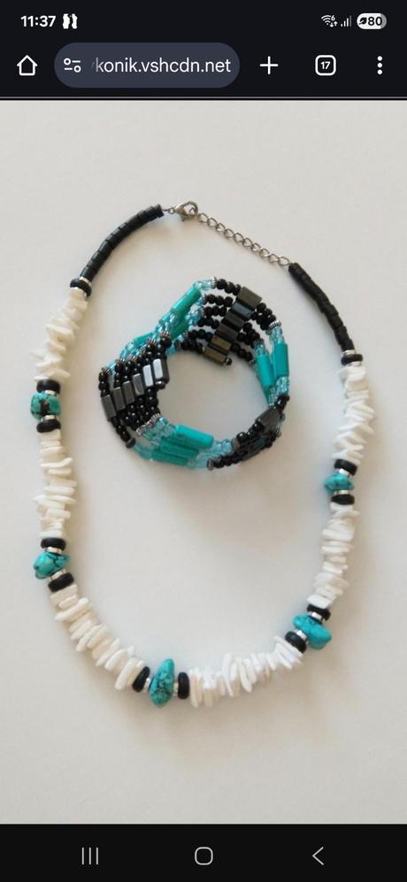 Náhrdelník a magnetický náramok, 