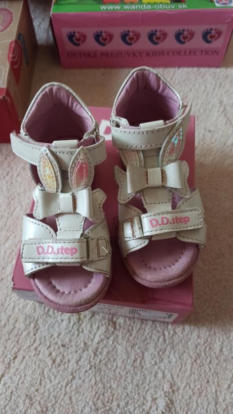Kozene sandalky, d.d.step,24
