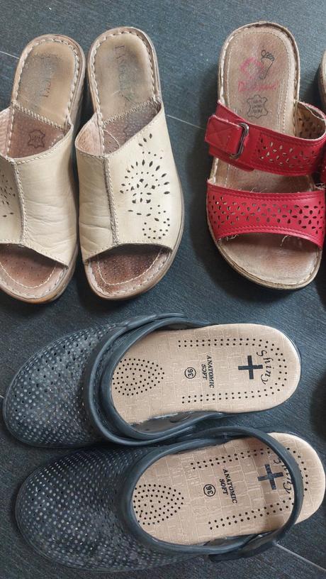 Sandále šľapky vel36 na leto, cena spolu, 36