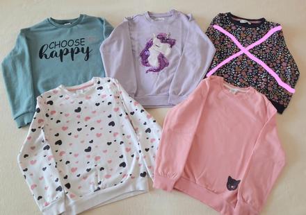 Mikiny 4 ks, c&a,134
