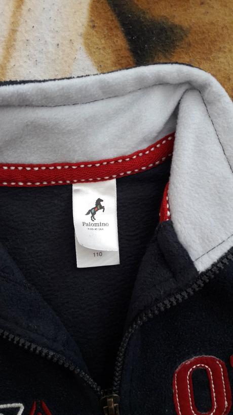 Mikina krasna tepla flisova, velkost 110, palomino,110
