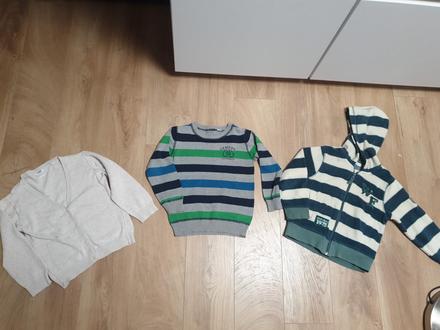 3x mikiny, h&m,104