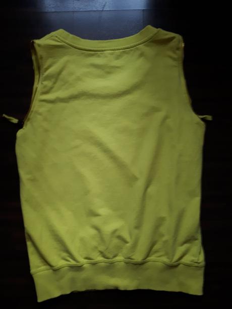 Limetková mikina/vesta met 2v1, m