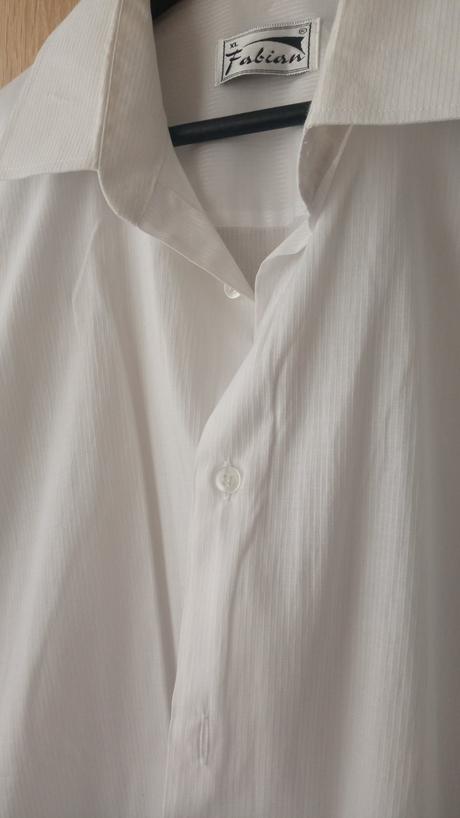 Slávnostná biela košeľa, xl