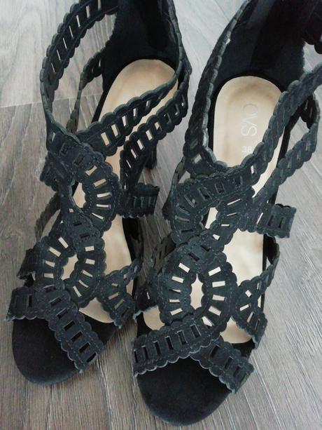 Sandále na podpätku ovs, 38