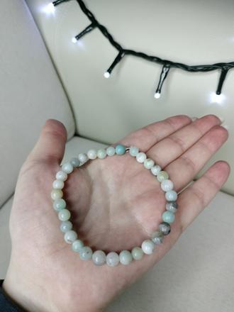 Handmade náramok z kryštálu amazonit, 