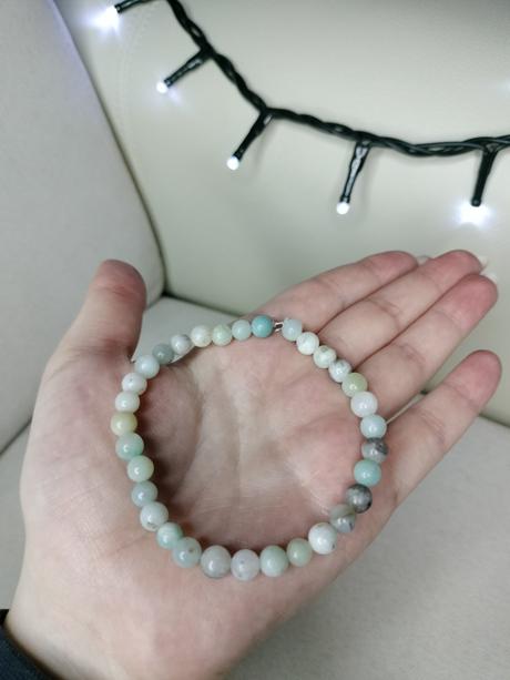 Handmade náramok z kryštálu amazonit, 