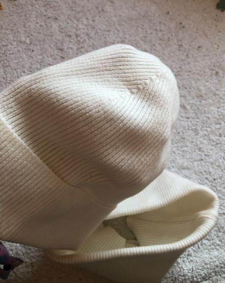 Biela bavlnená súprava čiapka a nákrčník, reserved, reserved