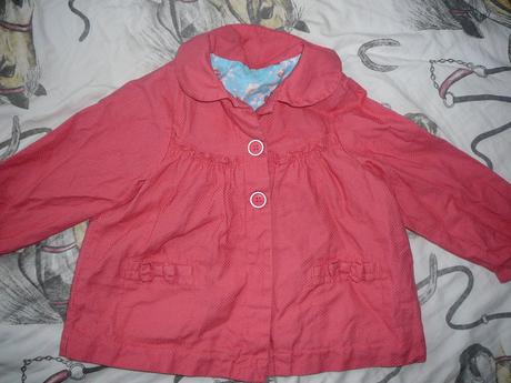 Dievcensky jarny kabatik, mothercare,92