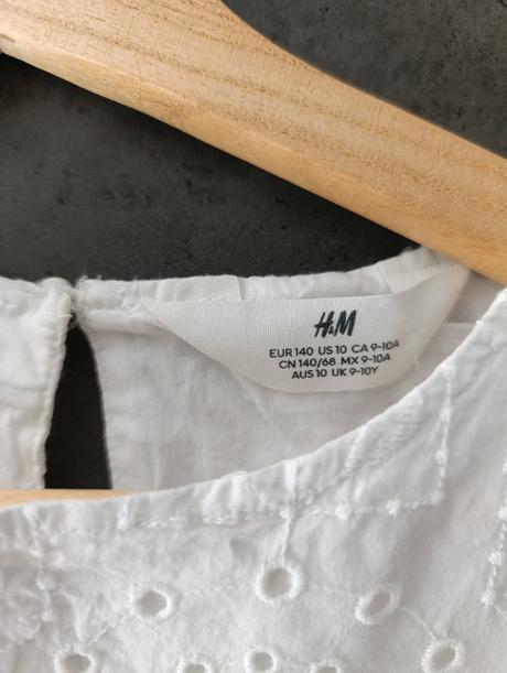 Krásne madeirové šaty h&m, h&m,140