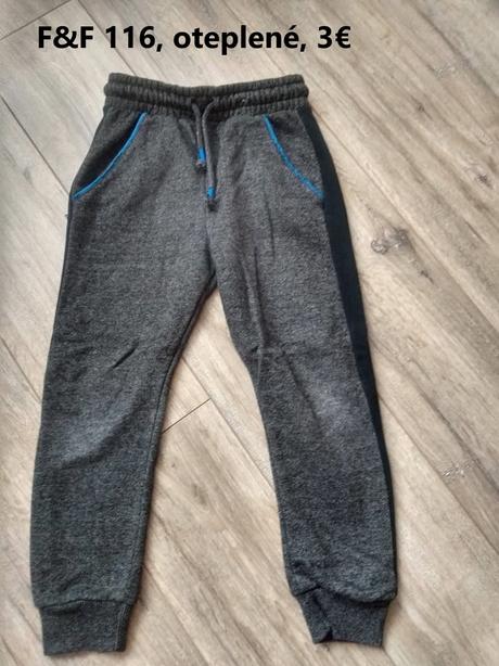 Oteplené tepláky, f&f,116