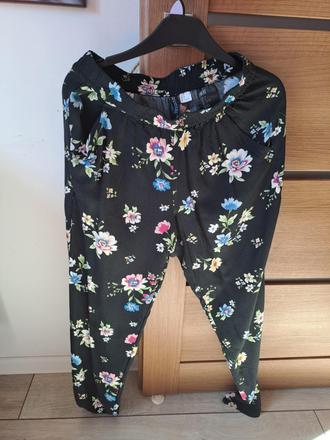 Kvetinkové nohavice h&m , velkost 36, h&m,36