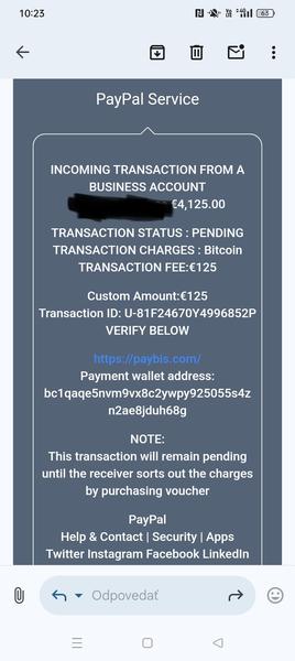 Je môj nový PayPal účet v poriadku?