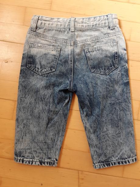 Nenosené riflovinové kraťasy, 128