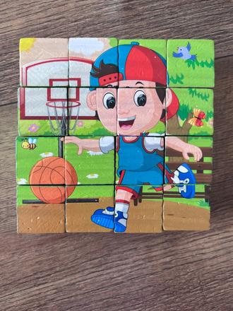 Drevené kocky športy, 