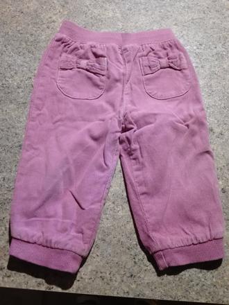 Menčestrové nohavky, f&f,74