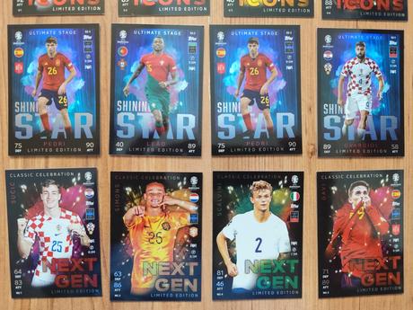 Euro 2024 kartičky topps match attax - tin limited, 