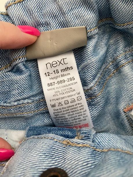 Minisukňa jeans next, next,86