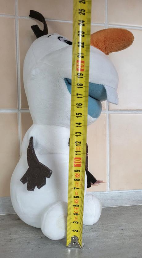 Plyšový olaf z frozen, 