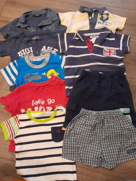 Tricka + kratasy 9-12m, 68–80