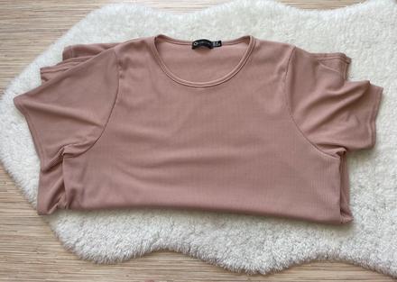 Staroruzove rebrovane maxi saty, 42