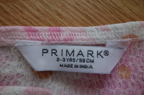 Kvetinový top 2-3 roky, primark,98