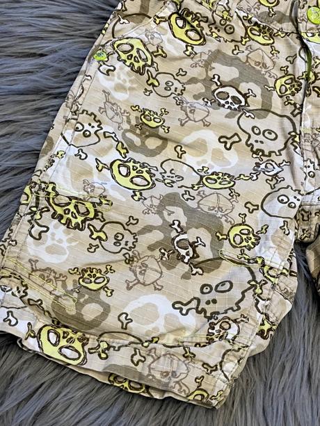 Chlapčenské kraťasy s lebkami h&m (86), h&m,86