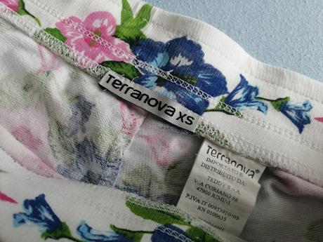 Šortky kvetinové, terranova,xs