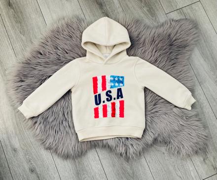 Zara flitrova vlajkova mikina veľ. 110, zara,110