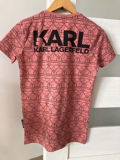 Karl lagerfeld tričko s, bavlnené,, s