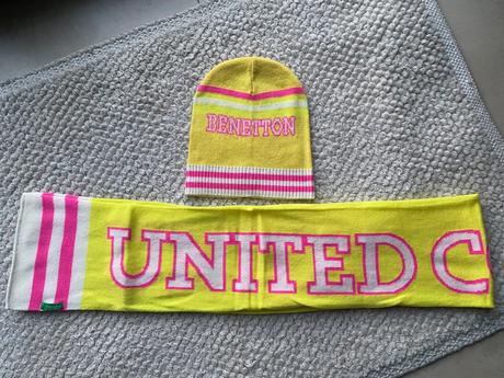 Čiapka + šál benetton, benetton