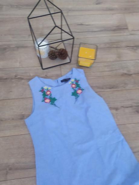 Modré šaty, gate,m